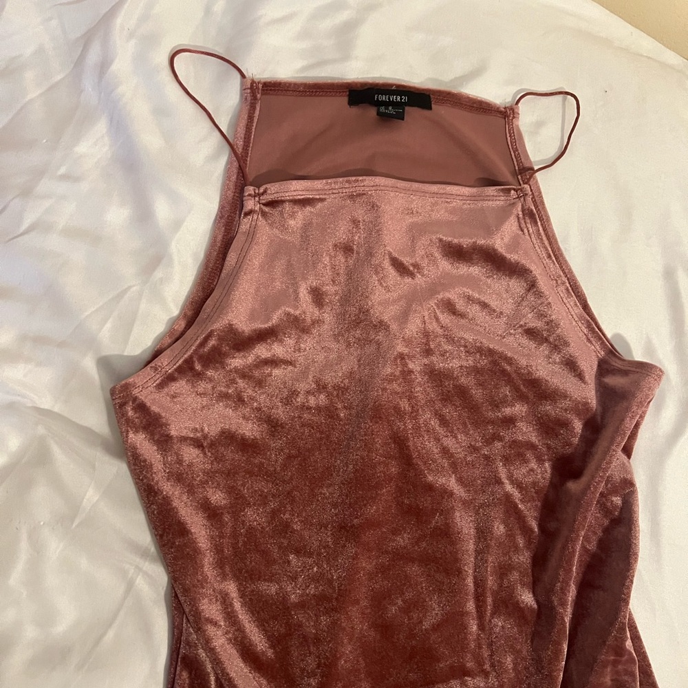 Velvet Body Hugging Midi Dress